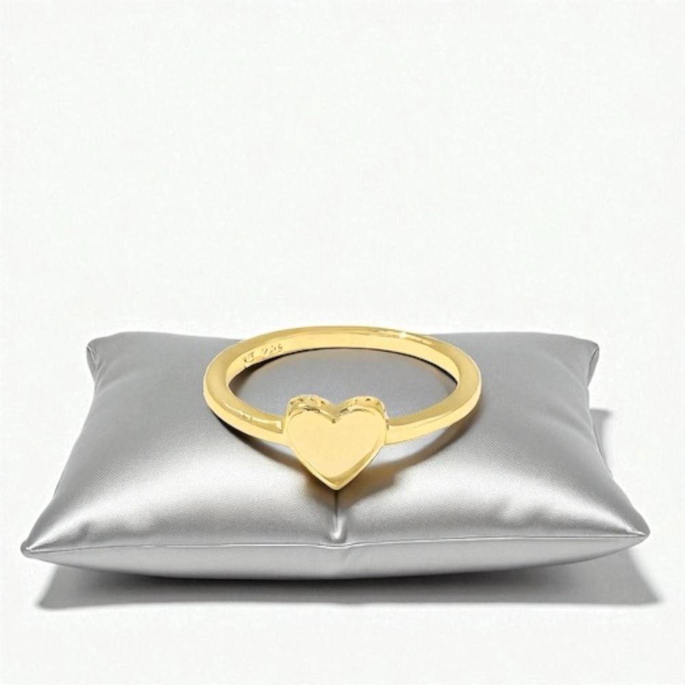 Kendra Scott Jasmine Heart Band Ring in 18k Gold Vermeil